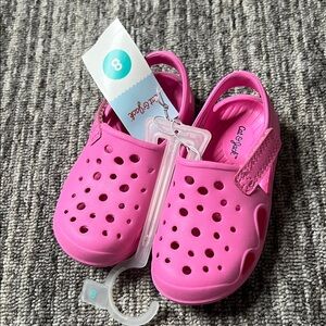 Cat & Jack Kids' Bright Pink Clogs Size 8